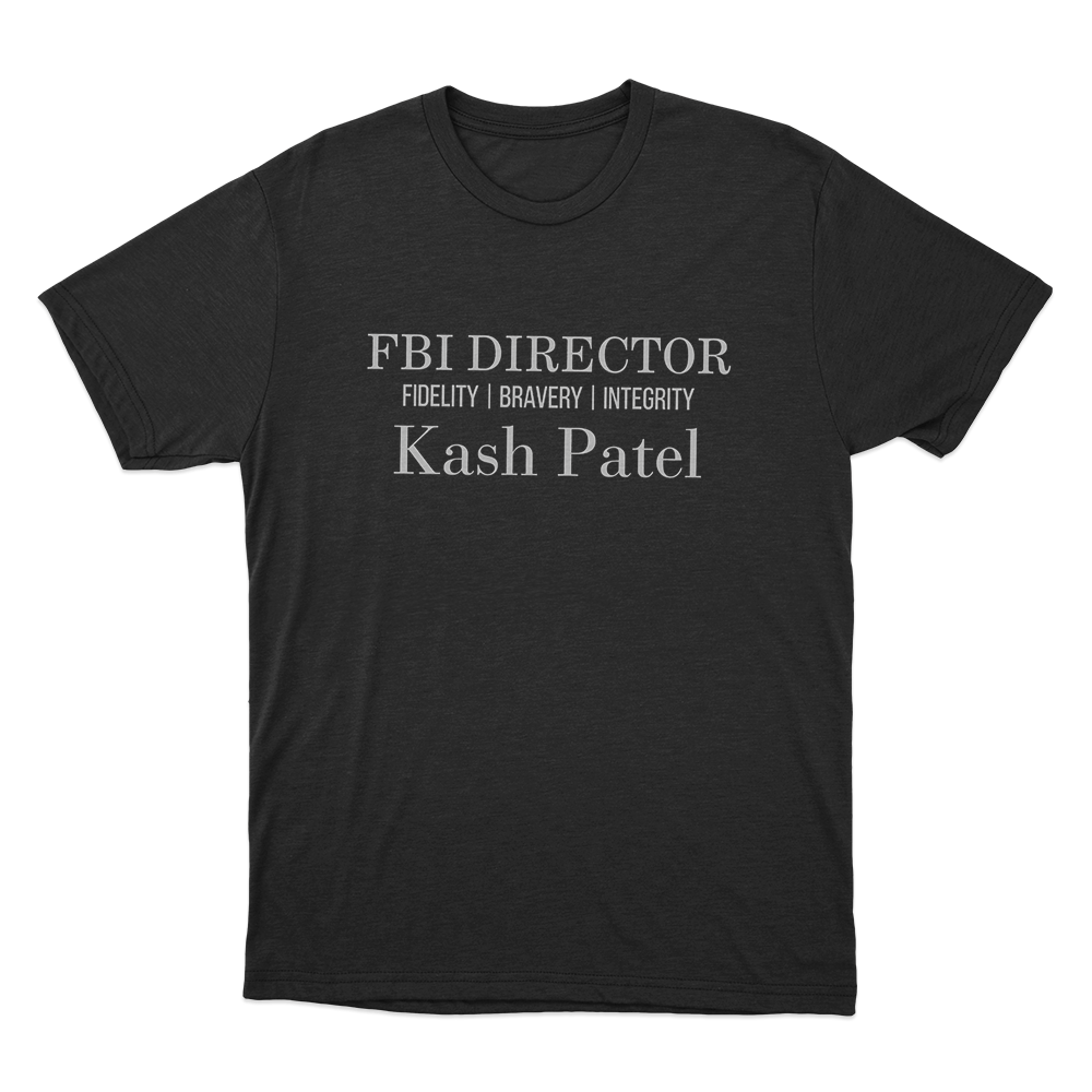 Kash Patel Fbi Director Fidelity Bravery Integrity Unisex T Shirt Black Kash Patel Fbi Director Fidelity Bravery Integrity Unisex T Shirt Black