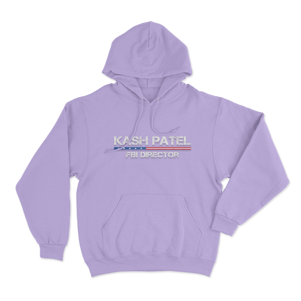 Kash Patel Fbi Director Unisex Hoodie Purple Kash Patel Fbi Director Unisex Hoodie Purple
