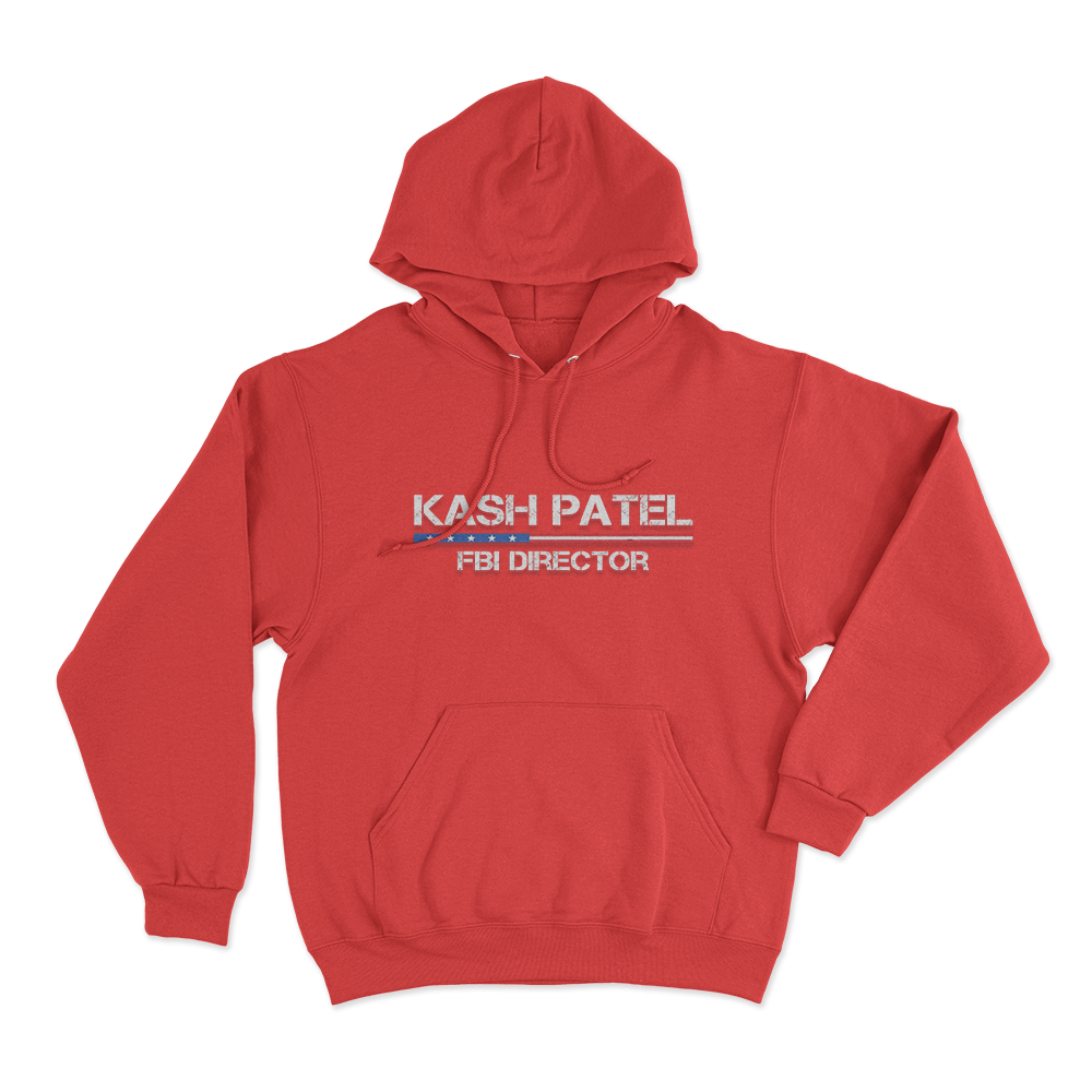 Kash Patel Fbi Director Unisex Hoodie Red Kash Patel Fbi Director Unisex Hoodie Red