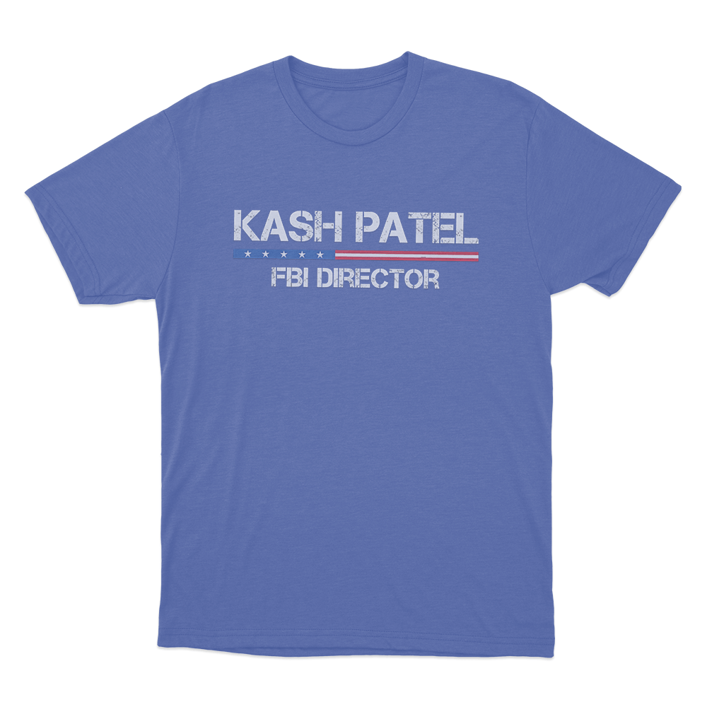 Kash Patel Fbi Director Unisex T Shirt Blue Kash Patel Fbi Director Unisex T Shirt Blue