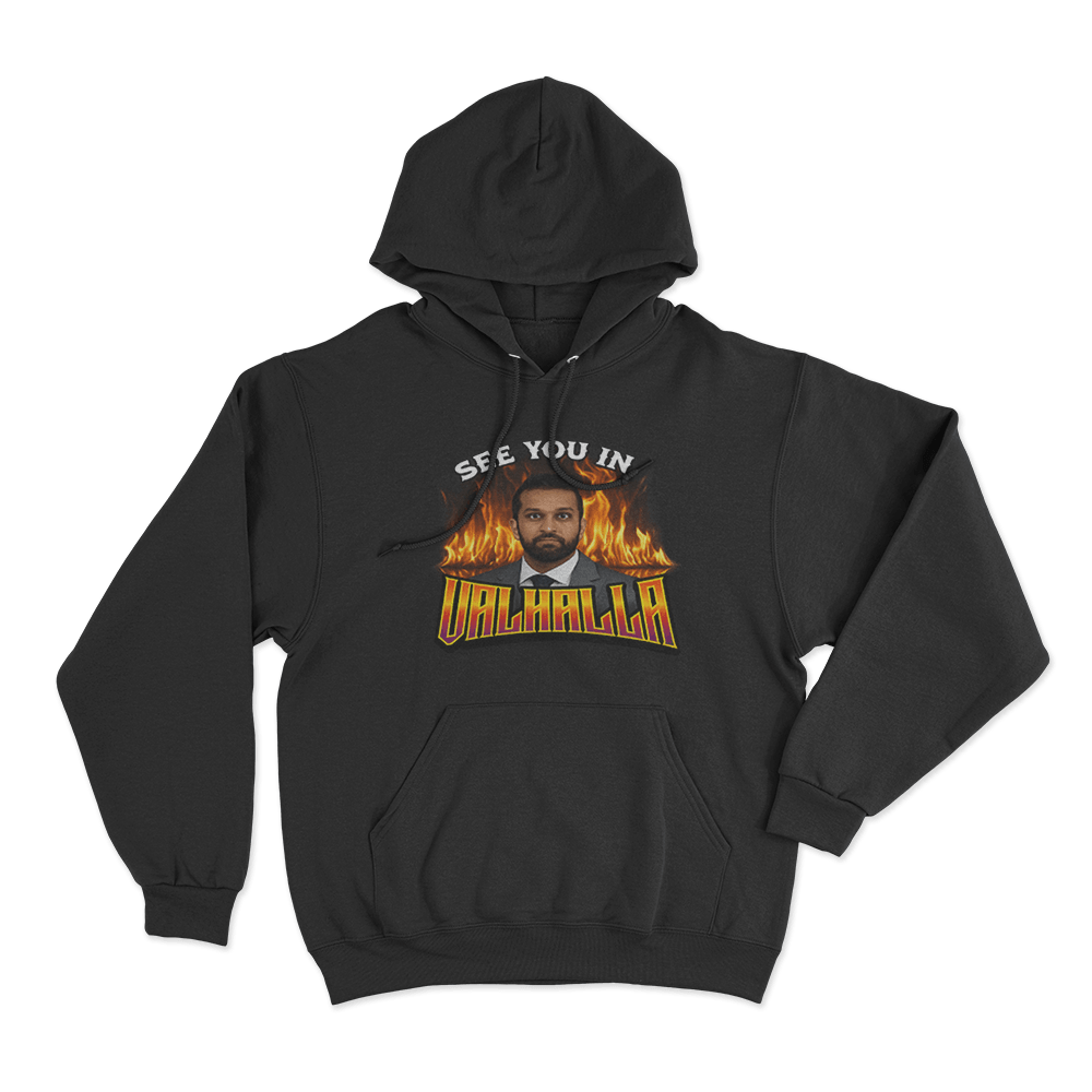 Kash Patel See You In Unisex Hoodie Black Kash Patel See You In Unisex Hoodie Black