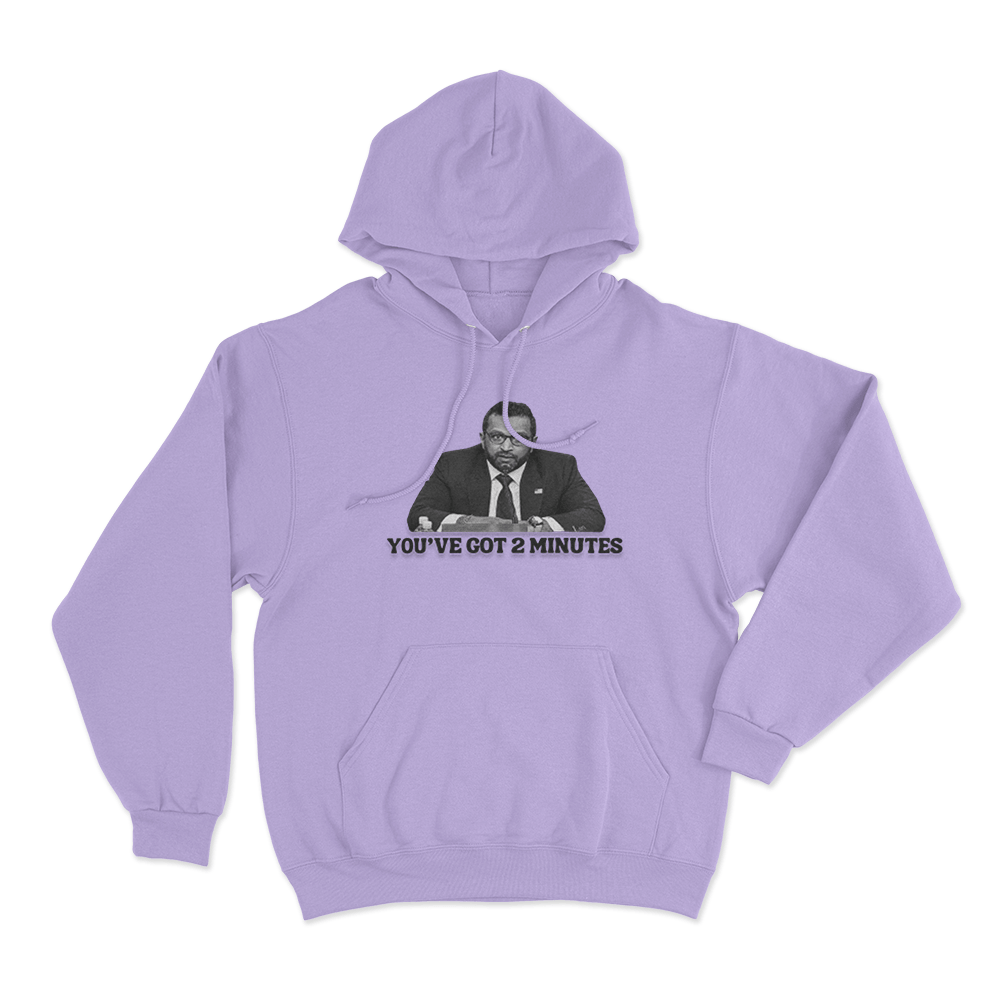 Kash Patel You've Got 2 Minutes Unisex Hoodie Purple Kash Patel Youve Got 2 Minutes Unisex Hoodie Purple
